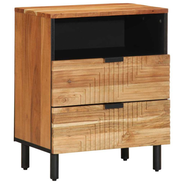 Szafka Nocna Drewniana Komoda Stolik Nocny Do Sypialni 50 x 33 x 62 852392