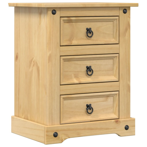 Szafka Nocna Drewniana Komoda Stolik Nocny Do Sypialni 53x39x66 cm 852419