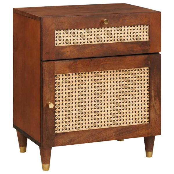 Szafka Nocna Drewniana Komoda Stolik Półka Nocna Do Sypialni 50 x 33 x 60 852447
