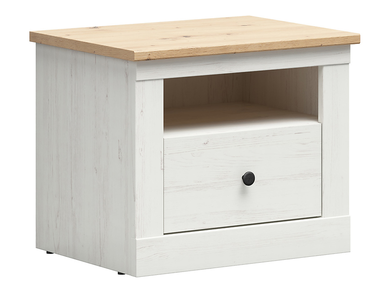 Szafka nocna Frija 58 cm z szufladą sosna andersen biała 57068