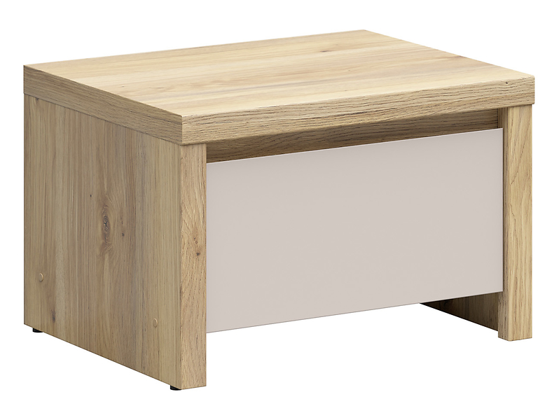 Szafka nocna Kaspian 51 cm z szufladą dąb mauvella/kaszmir 1064854