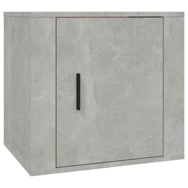 Szafka Nocna Komoda Szara Stolik Półka Nocna Do Sypialni 50x39x47 cm 848241