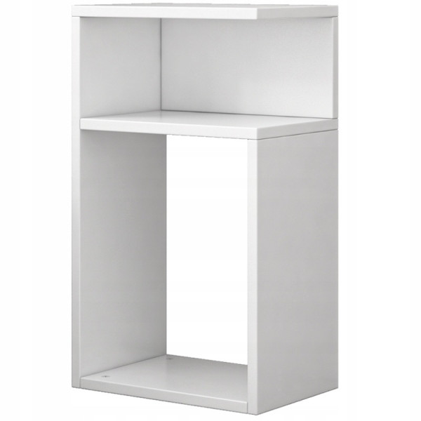Szafka nocna loft biała do sypialni pojemna 782222