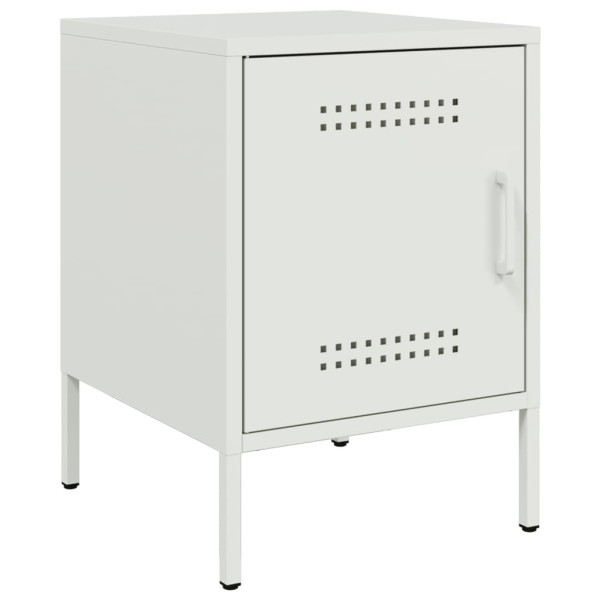 Szafka Nocna Stolik Komoda Biała Do Sypialni Pokoju Salonu 36x39x50,5 cm 742889