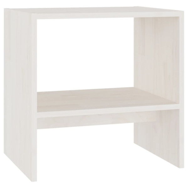 Szafka Nocna Stolik Komoda Biała Do Sypialni Pokoju Salonu 40x30,5x40 cm 745196