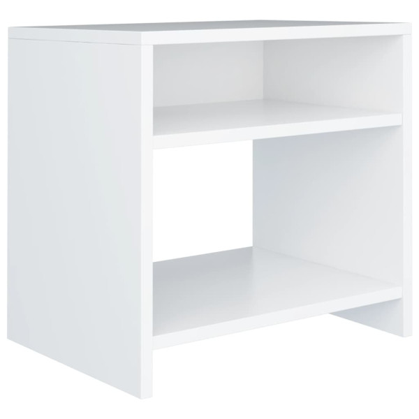 Szafka Nocna Stolik Komoda Biała Do Sypialni Pokoju Salonu 40x30x40 cm 745222