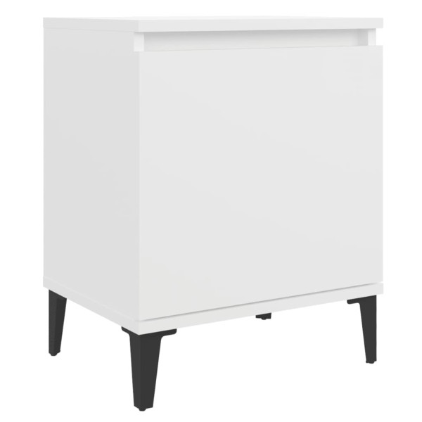 Szafka Nocna Stolik Komoda Biała Do Sypialni Pokoju Salonu 40x30x50 cm 743852