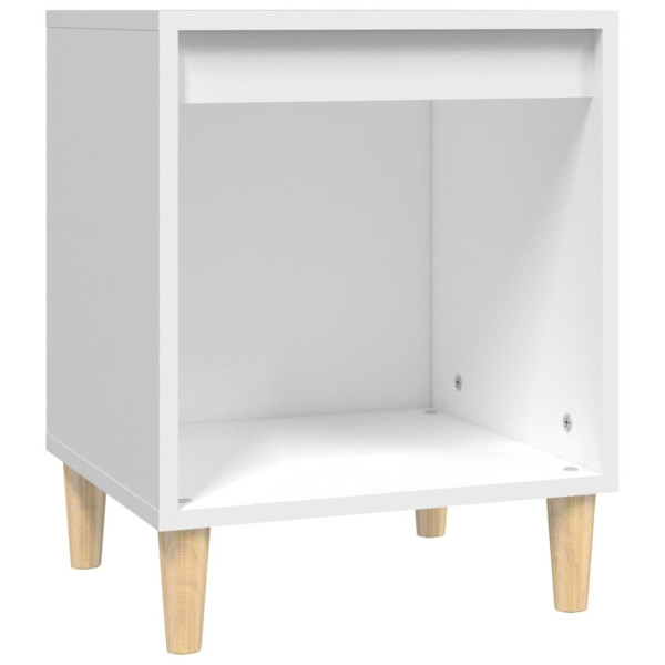 Szafka Nocna Stolik Komoda Biała Do Sypialni Pokoju Salonu 40x35x50 cm 743912