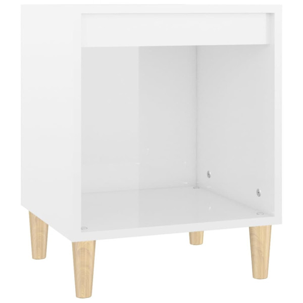 Szafka Nocna Stolik Komoda Biała Do Sypialni Pokoju Salonu 40x35x50 cm 743922