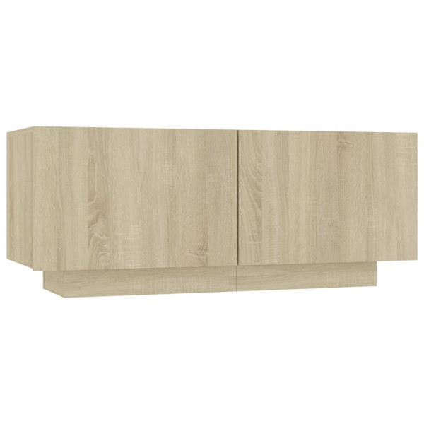 Szafka Nocna Stolik Komoda Brązowa Do Sypialni Pokoju Salonu 100x35x40 cm 742153