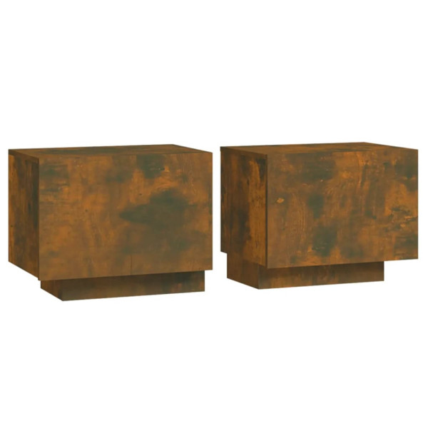 Szafka Nocna Stolik Komoda Brązowa Do Sypialni Pokoju Salonu 100x35x40 cm 742097