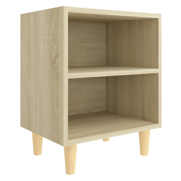 Szafka Nocna Stolik Komoda Brązowa Do Sypialni Pokoju Salonu 40x30x50 cm 745215