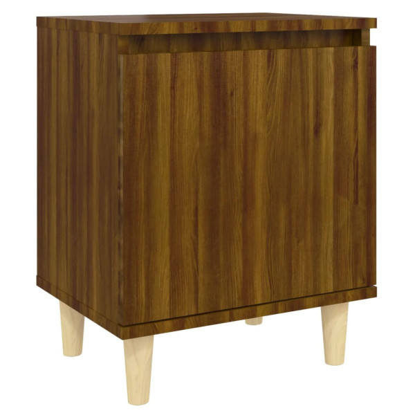 Szafka Nocna Stolik Komoda Brązowa Do Sypialni Pokoju Salonu 40x30x50 cm 738907
