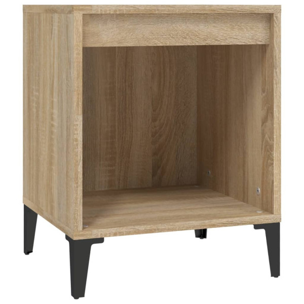 Szafka Nocna Stolik Komoda Brązowa Do Sypialni Pokoju Salonu 40x35x50 cm 738396