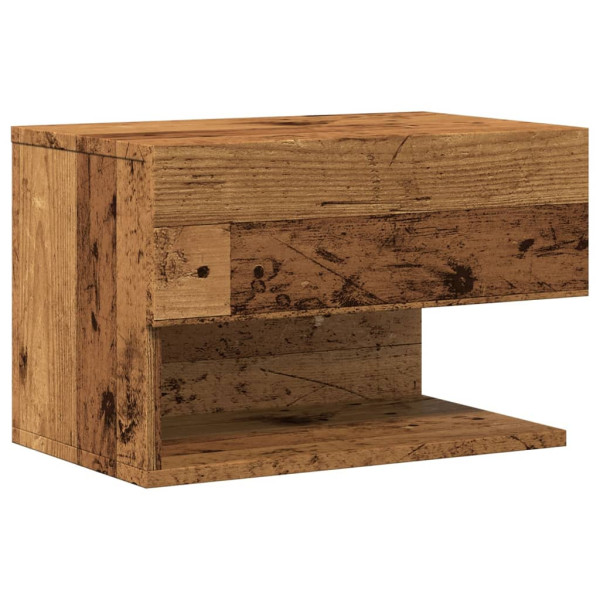 Szafka Nocna Stolik Komoda Brązowa Wisząca Do Sypialni 46x29,5x30 cm 743949