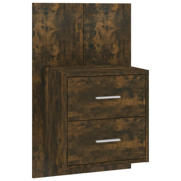 Szafka Nocna Stolik Komoda Brązowa Wisząca Do Sypialni 48,5x32,5x80 cm 738964
