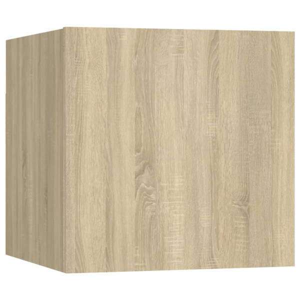 Szafka Nocna Stolik Komoda Brązowa z Drzwiami Do Sypialni 30,5x30x30 cm 740671