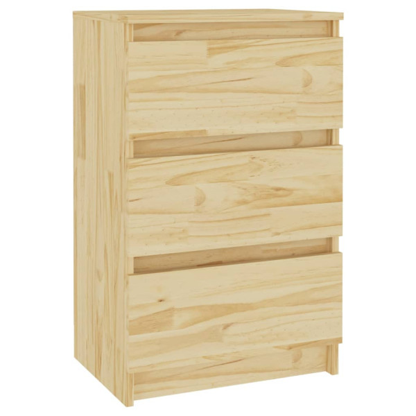 Szafka Nocna Stolik Komoda Brązowa z Szufladą Do Sypialni 40x29,5x64 cm 745218