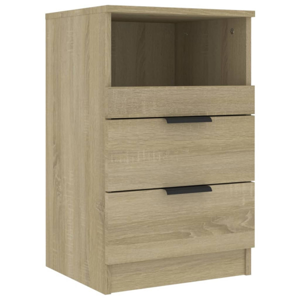 Szafka Nocna Stolik Komoda Brązowa z Szufladą Do Sypialni 40x36x65 cm 745565