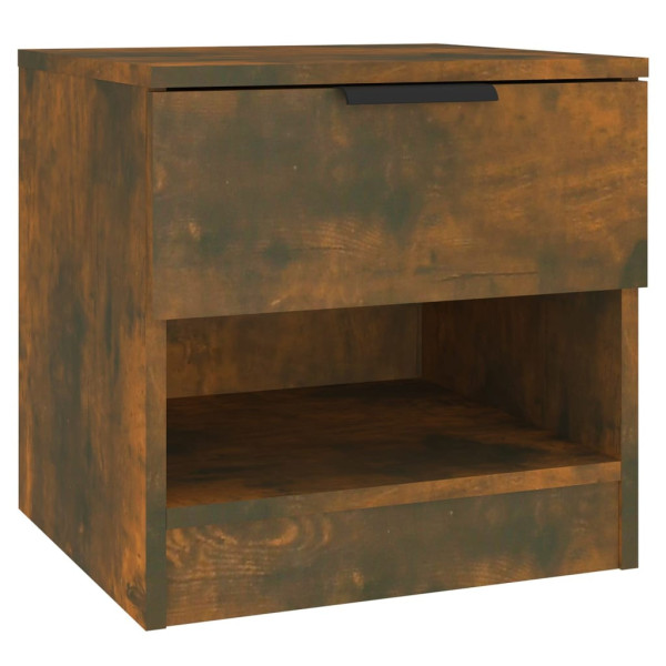 Szafka Nocna Stolik Komoda Brązowa z Szufladą Do Sypialni 40x39x40 cm 745609