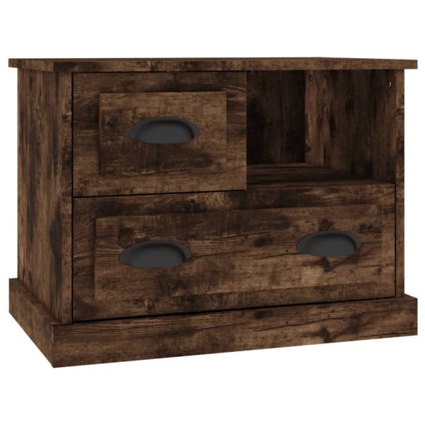 Szafka Nocna Stolik Komoda Brązowa z Szufladą Do Sypialni 60x39x45 cm 741847