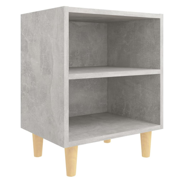 Szafka Nocna Stolik Komoda Szara Do Sypialni Pokoju Salonu 40x30x50 cm 745360