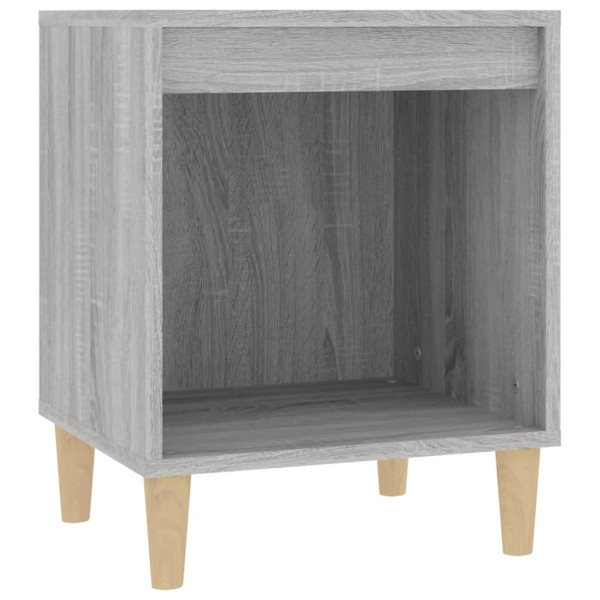 Szafka Nocna Stolik Komoda Szara Do Sypialni Pokoju Salonu 40x35x50 cm 743916