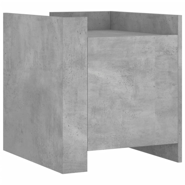 Szafka Nocna Stolik Komoda Szara Do Sypialni Pokoju Salonu 45x50x50 cm 741803
