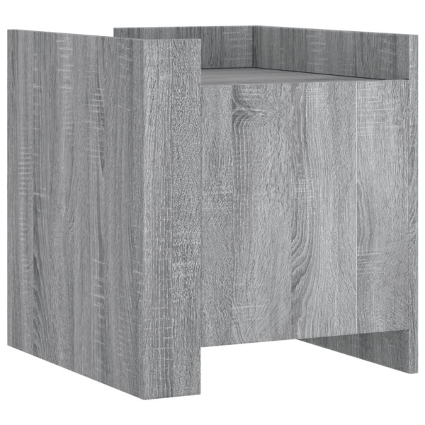 Szafka Nocna Stolik Komoda Szara Do Sypialni Pokoju Salonu 45x50x50 cm 741788