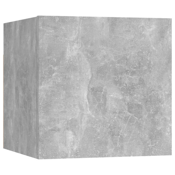 Szafka Nocna Stolik Komoda Szara z Drzwiami Do Sypialni 30,5x30x30 cm 740693