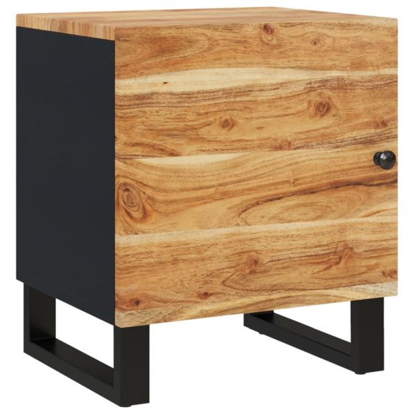 Szafka Nocna Stolik Komoda z Drzwiami Do Sypialni 40x33x46 cm 745599