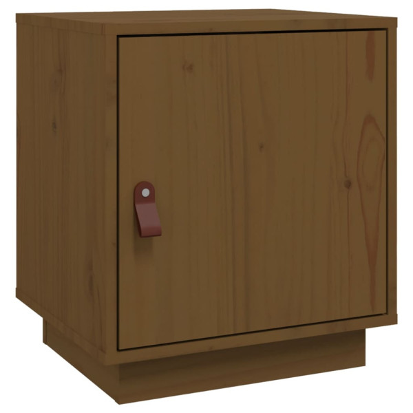 Szafka Nocna Stolik Komoda z Drzwiami Do Sypialni 40x34x45 cm 743805