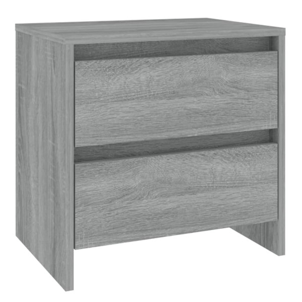 Szafka Nocna Szara Komoda Stolik Półka Nocna Do Sypialni 45x34.5x44.5 cm 848336