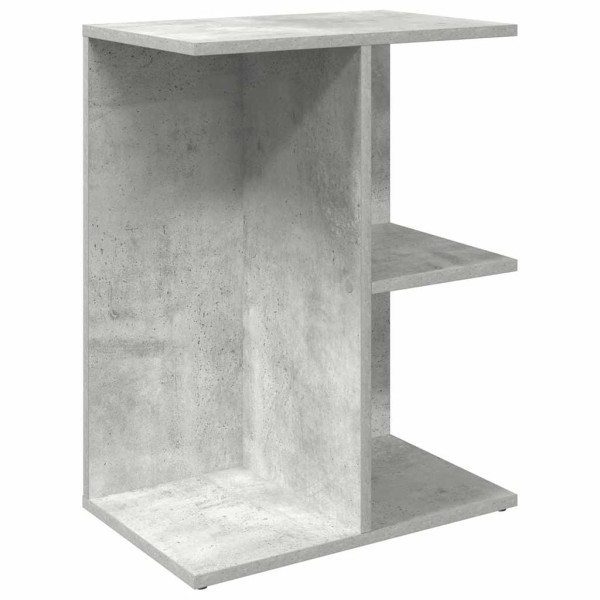 Szafka Nocna Szara Komoda Stolik Półka Nocna Do Sypialni 46.5x29x61 cm 849105
