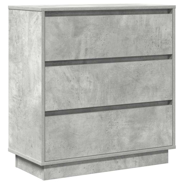Szafka Nocna Szara Komoda Stolik Półka Nocna Do Sypialni 71 x 34.5 x 75 cm 857225