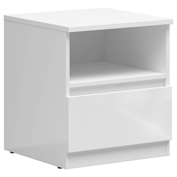 Szafka nocna Tetrix 45 cm z szufladą biały połysk 74046
