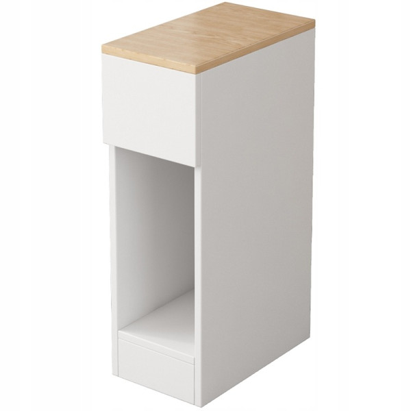Szafka nocna wąska z szufladą stolik z półką nowoczesny loft sypialni 60 cm 634883