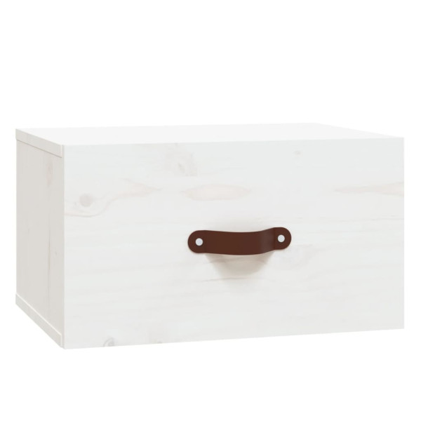 Szafka Nocna Wisząca Biała Komoda Stolik Nocny Do Sypialni 40x29.5x22 cm 848269