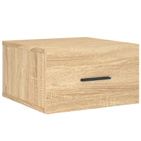 Szafka Nocna Wisząca Brąz Komoda Stolik Nocny Do Sypialni 35x35x20 cm 849104