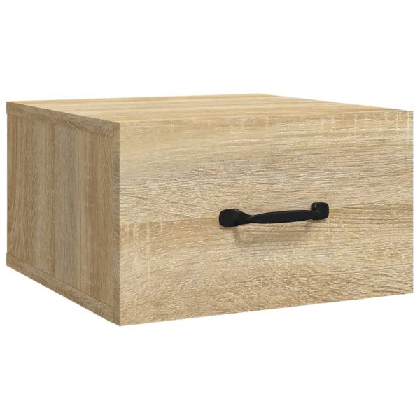 Szafka Nocna Wisząca Brąz Komoda Stolik Nocny Do Sypialni 35x35x20 cm 857562