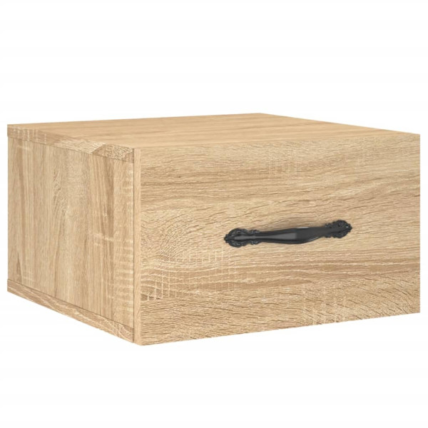 Szafka Nocna Wisząca Brąz Komoda Stolik Nocny Do Sypialni 35x35x20 cm 848830