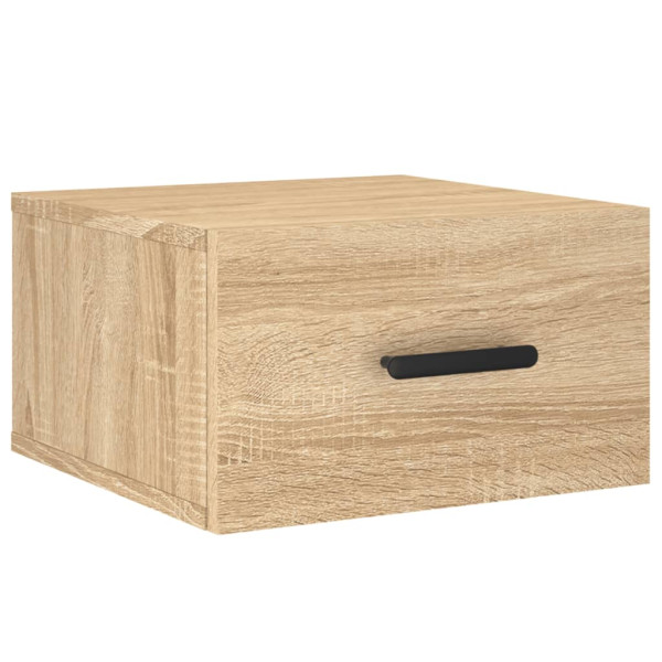 Szafka Nocna Wisząca Brąz Komoda Stolik Nocny Do Sypialni 35x35x20 cm 848837