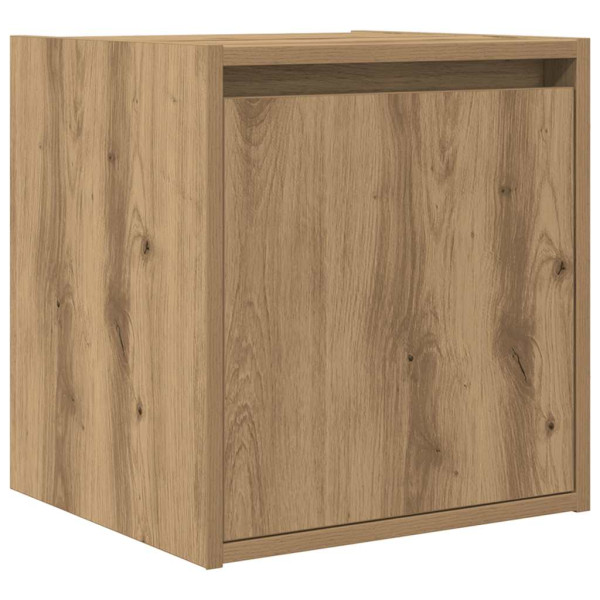 Szafka Nocna Wisząca Brąz Komoda Stolik Nocny Do Sypialni 38x34x40 cm 851544