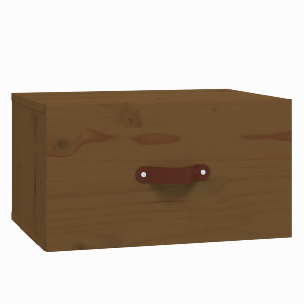 Szafka Nocna Wisząca Brąz Komoda Stolik Nocny Do Sypialni 40x29.5x22 cm 848361