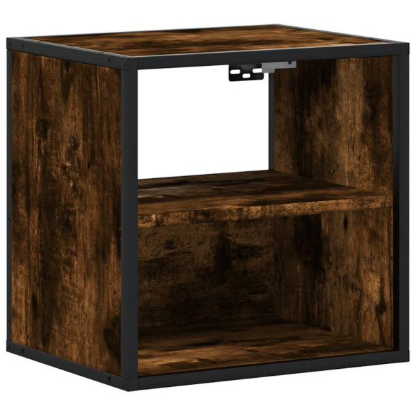 Szafka Nocna Wisząca Brąz Komoda Stolik Nocny Do Sypialni 40x31x39.5 cm 851706