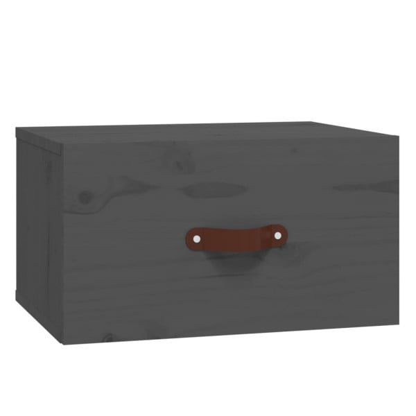 Szafka Nocna Wisząca Komoda Stolik Nocny Do Sypialni 40x29.5x22 cm szara 848318