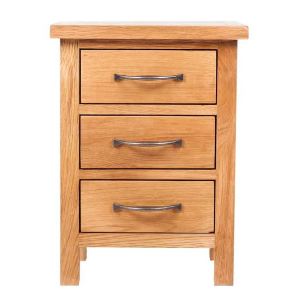 Szafka Nocna z Drewna Dębowego Komoda Stolik Do Sypialni 40 x 30 x 54 cm 852431
