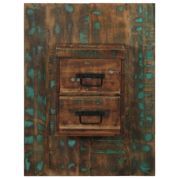 Szafka Nocna z Drewna z Odzysku Komoda Stolik Do Sypialni 60x32x80 cm 855144