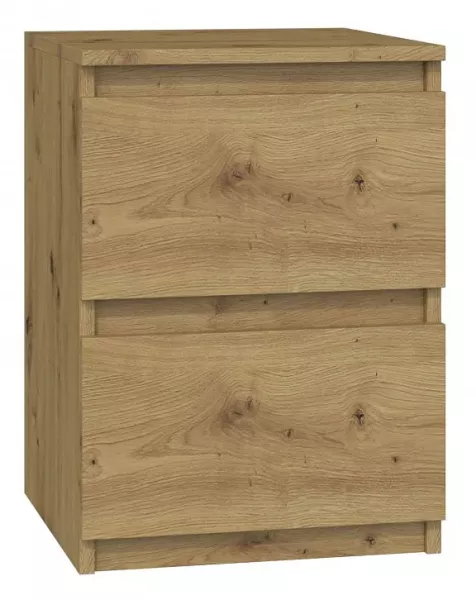 Szafka nocna z dwoma szufladami Siena 2X - dąb artisan 702203