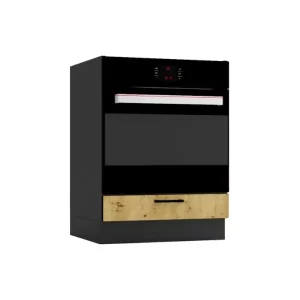 Szafka pod piekarnik ANIKA DK60 grafitowa/dąb artisan 412589 Szafka pod piekarnik ANIKA DK60 grafitowa/dąb artisan 412589